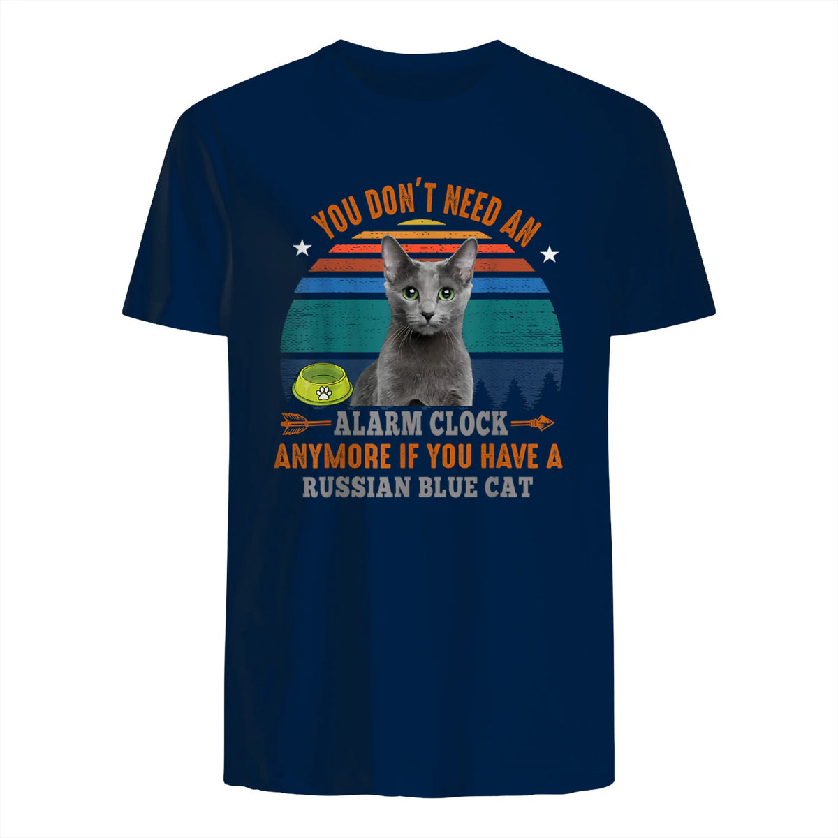 Chat – You Don't Need an Alarm Clock, Anymore, bleu russe in Navy - back view