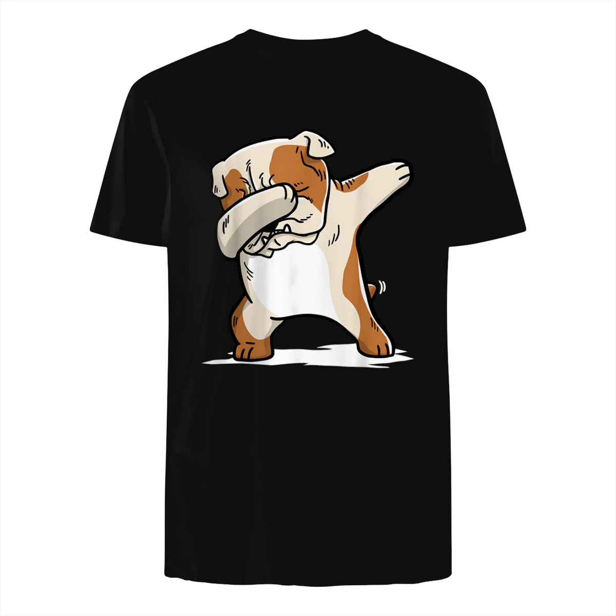 Dab Bulldog in Black - back view