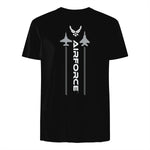US Air Force with Logo T-Shirt in Black - back view