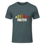 Akita Inu Evolution Chien Japon in Dark Heather - front view