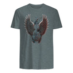Fans de Hard Rock Vintage Music Rock and Roll Lover in Dark Heather - back view
