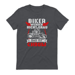Biker Werden Nicht Grau Das Ist Chrom Motorradfahrer Biker in Charcoal - back view