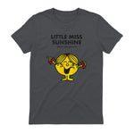 Mr. Men Little Miss Sunshine T-Shirt in Charcoal - back view