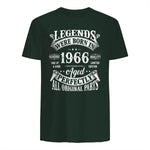 Vintage Sixtieth Birthday Shirt T-Shirt in Forest Green - back view