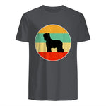 Chemise Briard, Maman chien Papa chien Love-r Gift in Charcoal - back view