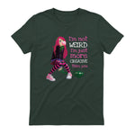 Kawaii Anime Girl Kawaii Clothes Anime Clothing Goth Girl in Forest Green - back view