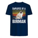 Chat – Employée de Birmanie – Sainte Birmanie in Navy - back view