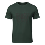 Schwarz ist Bunt genug Lustiger Spruch für Mann Frau in Forest Green - front view