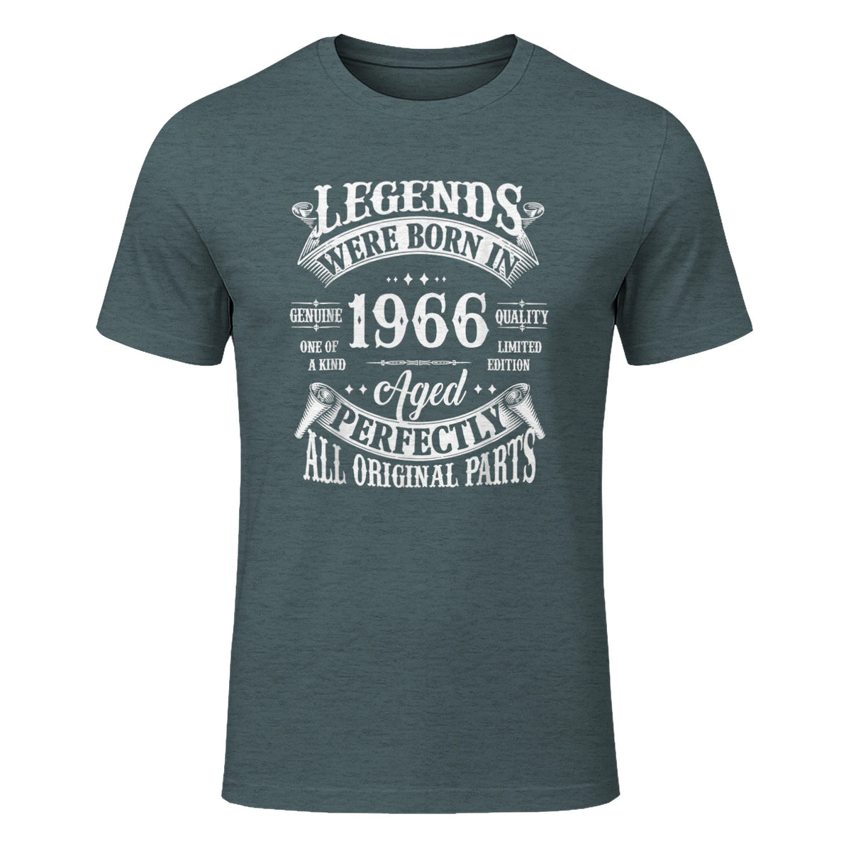 Vintage Sixtieth Birthday Shirt T-Shirt in Dark Heather - front view