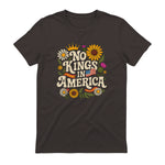 No King in America T-Shirt in Dark Chocolate - back view