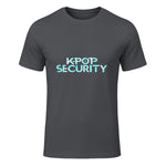 K-Pop Security Concert Staff T-Shirt in Charcoal - front view