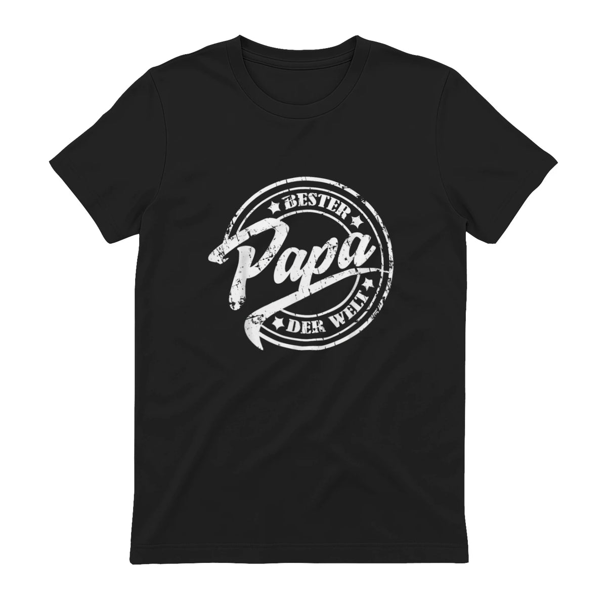 Geschenke für Papa und Opa zum Vatertag - Bester Papa der Welt, Vatertag, Vintage T-Shirt Schwarz S in Black - back view