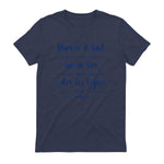 Futur Papa Annonce Grossesse bébé Je Vais être Papa in Heather Navy - back view