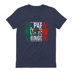 El Papa Mas Chingon - Funny best Mexican Dad Gift in Heather Navy - back view