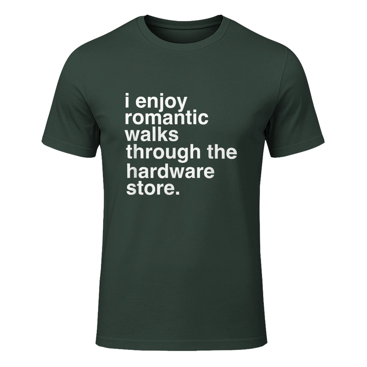 Funny Dad Handyman Hardware Store Tools Gift in Forest Green - front view