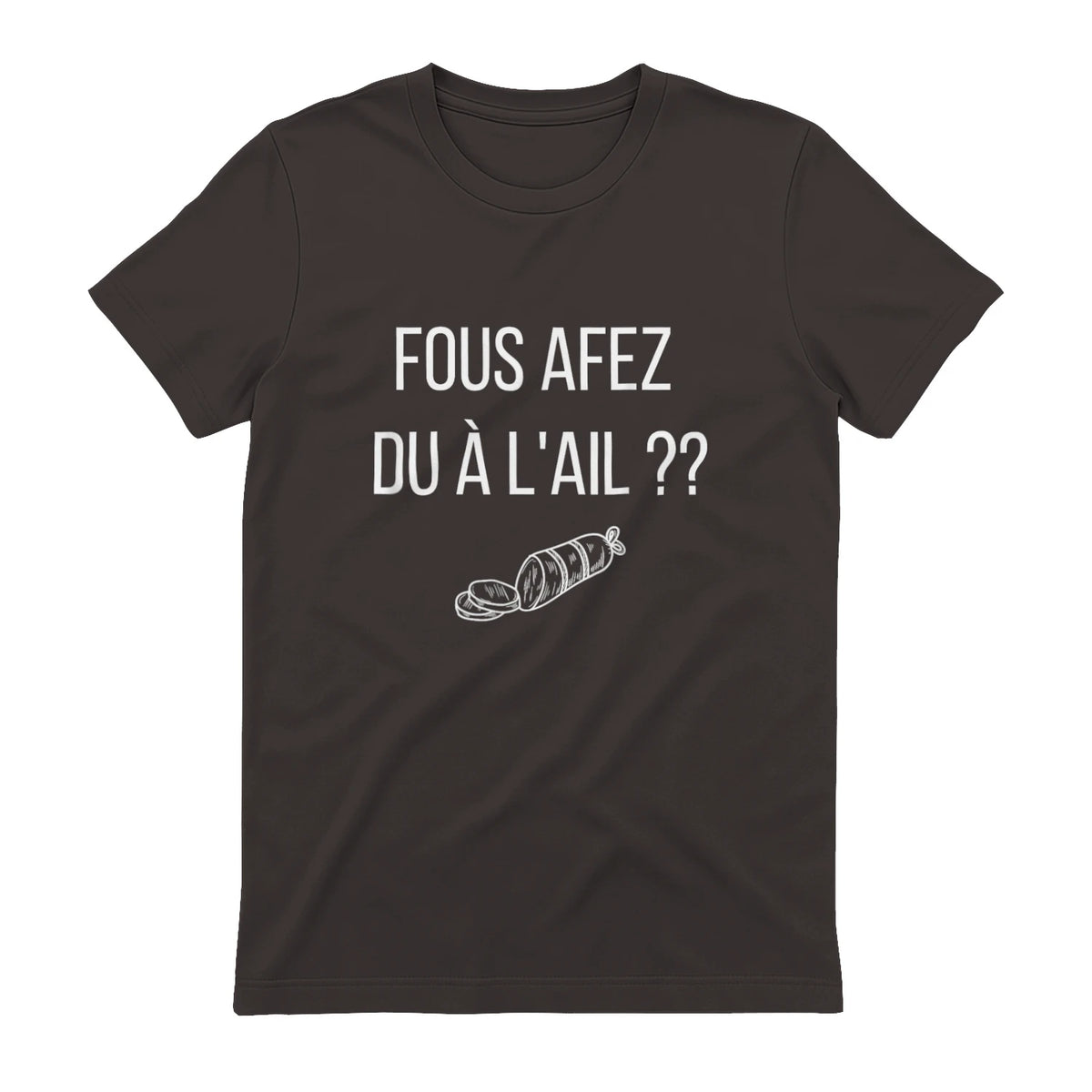 Fous afez du a l'ail in Dark Chocolate - back view