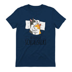 Offizielles Schlafshirt Katze Kater Katzen in Navy - back view