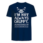 I'm not always grumpy, sometimes I'm on my in Navy - back view