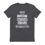 Wikinger Papa Vater Ragnar Thor Odin in Charcoal - back view