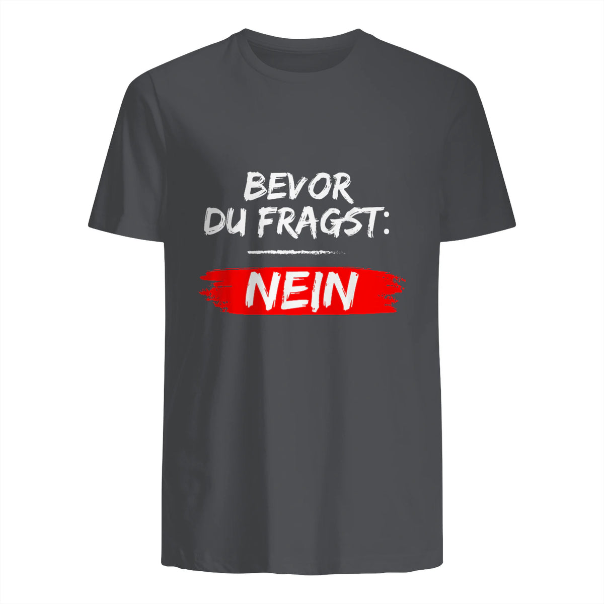 GIGATEMP Herren Männer Sprüche Lustig Witzig Schwarz Halbarm Klein EU XS Regulär Casual Funny Slogan Vat in Charcoal - back view