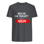 GIGATEMP Herren Männer Sprüche Lustig Witzig Schwarz Halbarm Klein EU XS Regulär Casual Funny Slogan Vat in Charcoal - back view