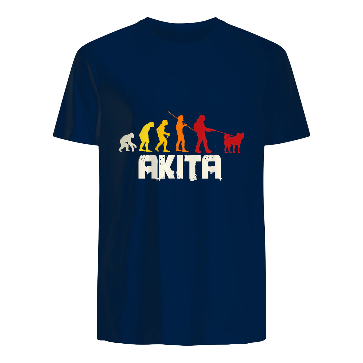 Akita Inu Evolution Chien Japon in Navy - back view