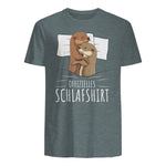 Offizielles Schlafshirt Otter Schlafanzug Seeotter in Dark Heather - back view