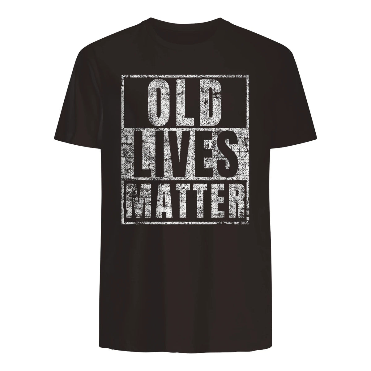 Old Lives Matter Funny Birthday Party Gag Gift for Dad in Dark Chocolate - back view