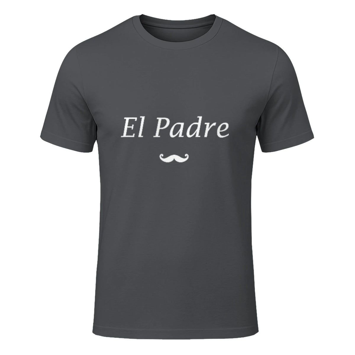 Amour Humour fête des père Super Papa EL Padre in Charcoal - front view