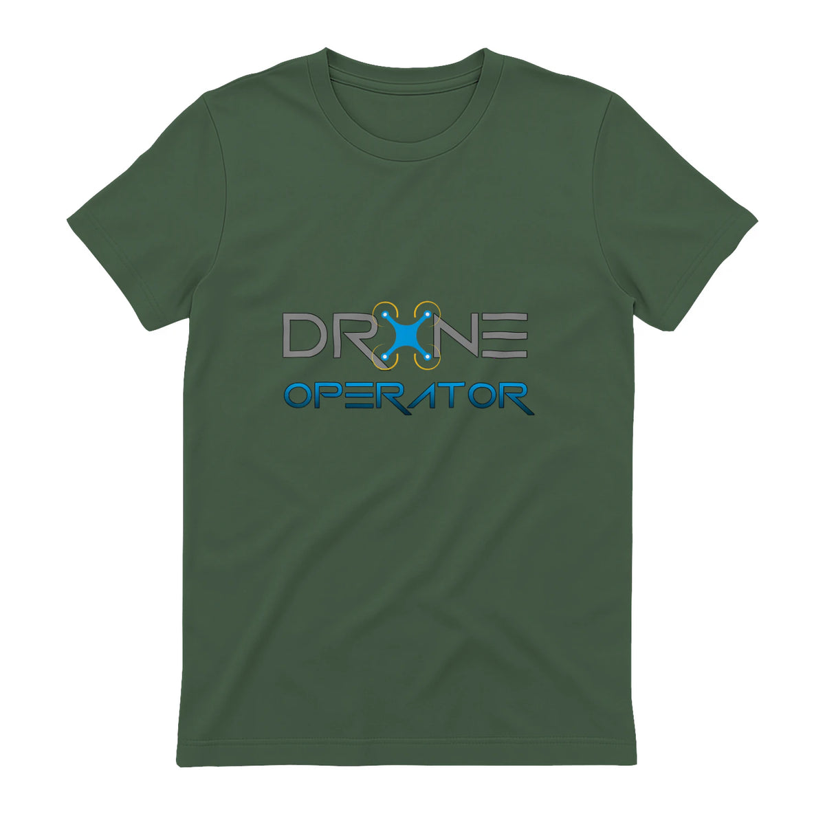 Drone Operator Aircraft Pro Expert Pilot For Men Women Idée in Military Green - back view