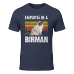 Chat – Employée de Birmanie – Sainte Birmanie in Heather Navy - front view