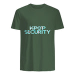 K-Pop Security Concert Staff T-Shirt in Military Green - back view
