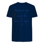 Futur Papa Annonce Grossesse bébé Je Vais être Papa in Navy - back view