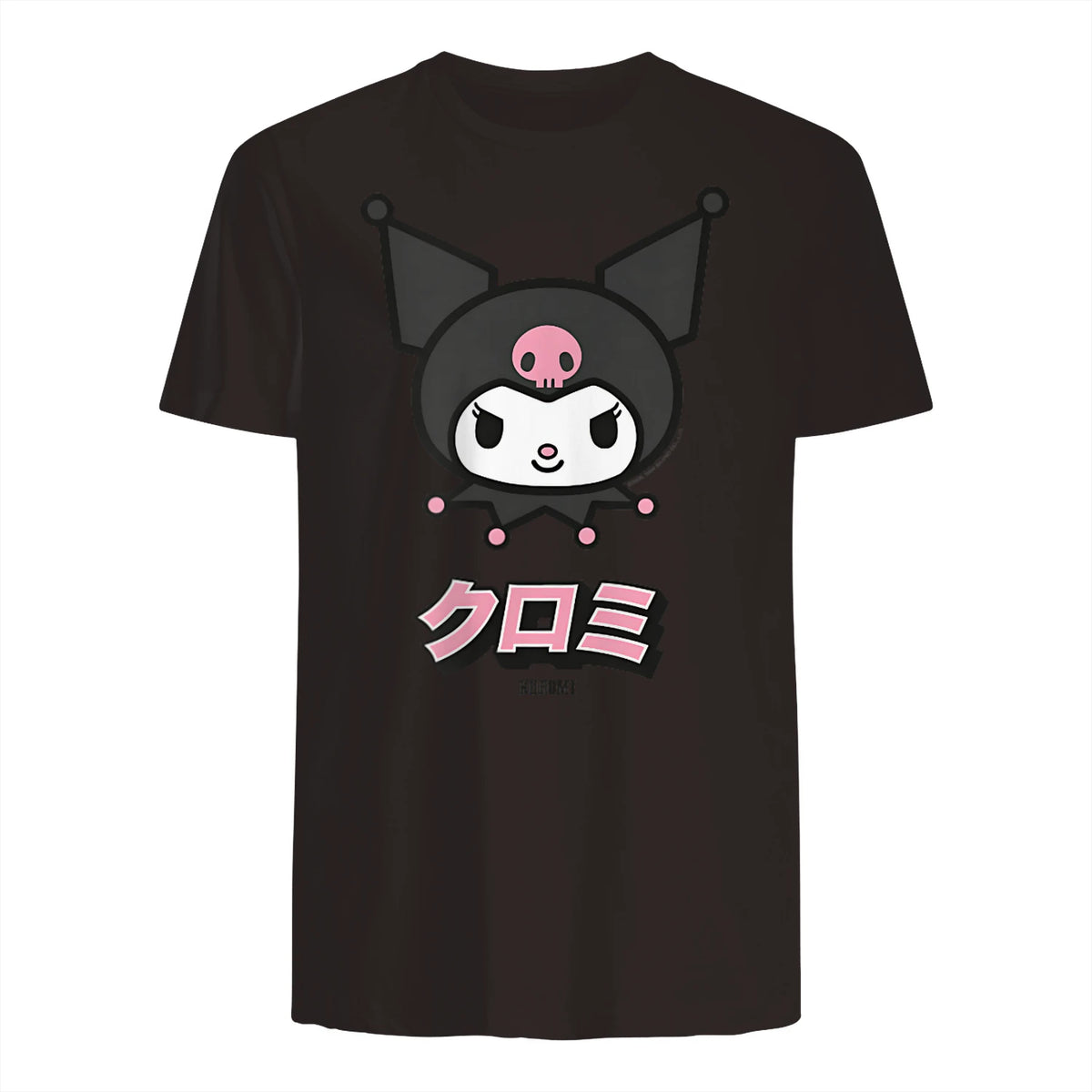 Kuromi Sanrio Character Classic Japan Design in Dark Chocolate - back view
