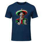 El Jefe Le Patron En Espagnol Drôle Phrase Mexicaine in Navy - front view