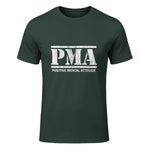 Attitude mentale positive. PMA in Forest Green - front view