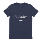 Amour Humour fête des père Super Papa EL Padre in Heather Navy - back view