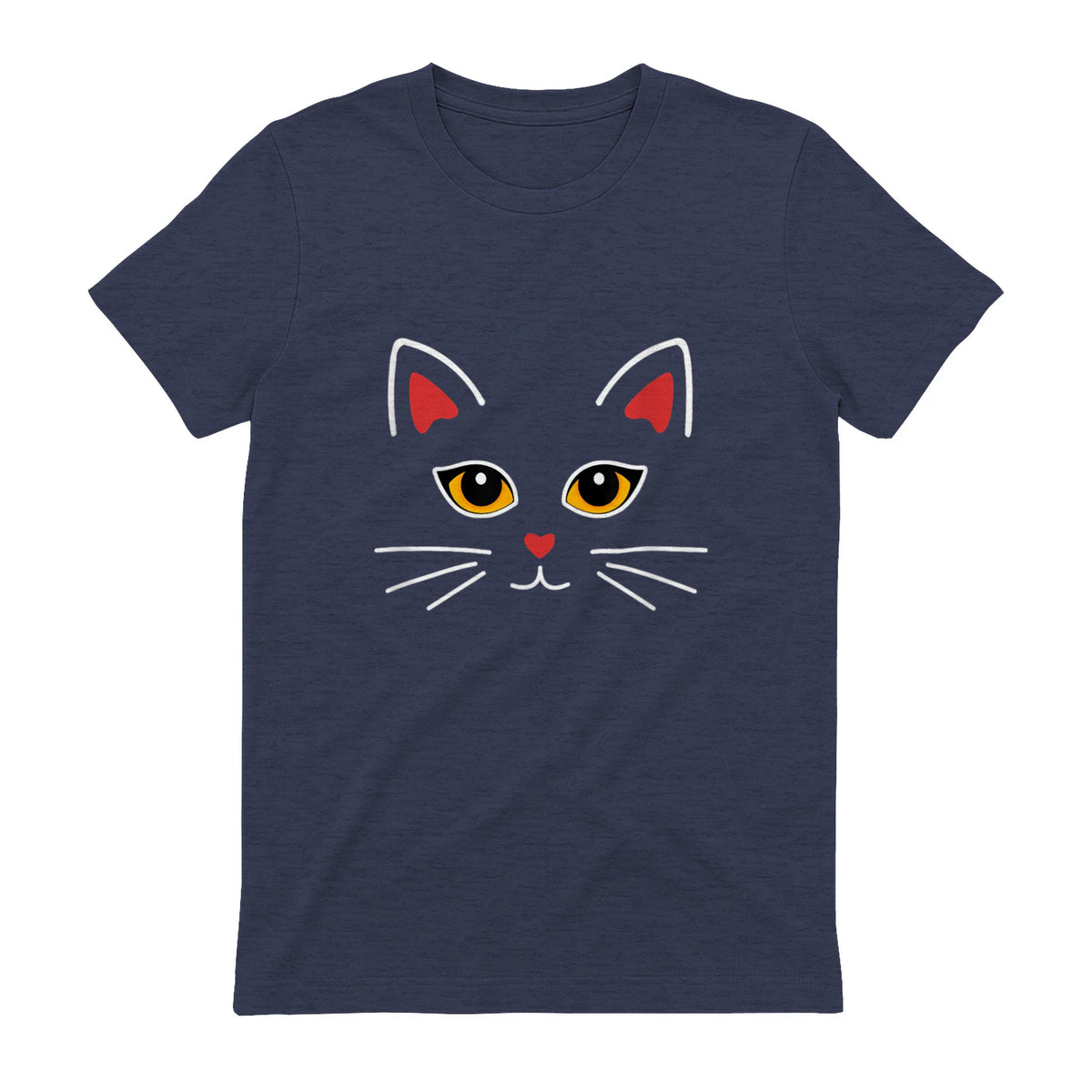 Costume de chat mignon amant de chat in Heather Navy - back view