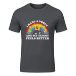 I Made A Poopy Funny Inappropriate Vacation Swap Adult T-Shirt in Charcoal - front view