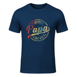 Bester Papa Der Welt Vatertagsgeschenk in Navy - front view