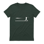 Baseball Apparel - Baseball T-Shirt in Forest Green - back view