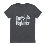 The Dogfather Dog Dad Dog Lover in Charcoal - back view
