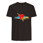 Tom Petty and The Heartbreakers Classic Logo T-Shirt in Dark Chocolate - back view