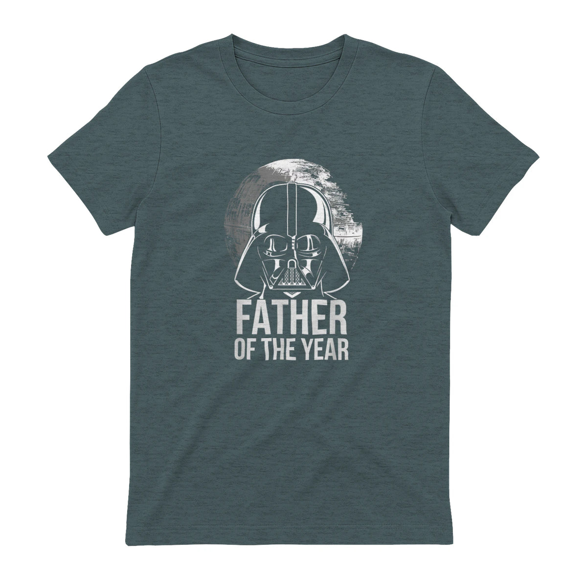 Star Wars Darth Vader Vater des Jahres, Papa Design in Dark Heather - back view