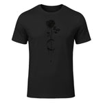 Occult Vintage Moon Rose Witchcraft Okkult Hexe Gothic in Black - front view