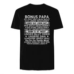 Bonus Papa du hast mir zwar nicht das leben geschenkt Spruch in Black - back view