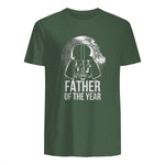 Star Wars Darth Vader Vater des Jahres, Papa Design in Military Green - back view