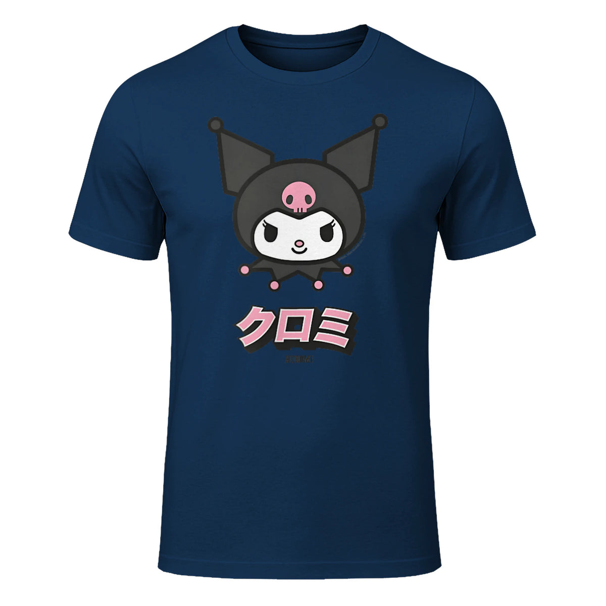 Kuromi Sanrio Character Classic Japan Design in Navy - front view
