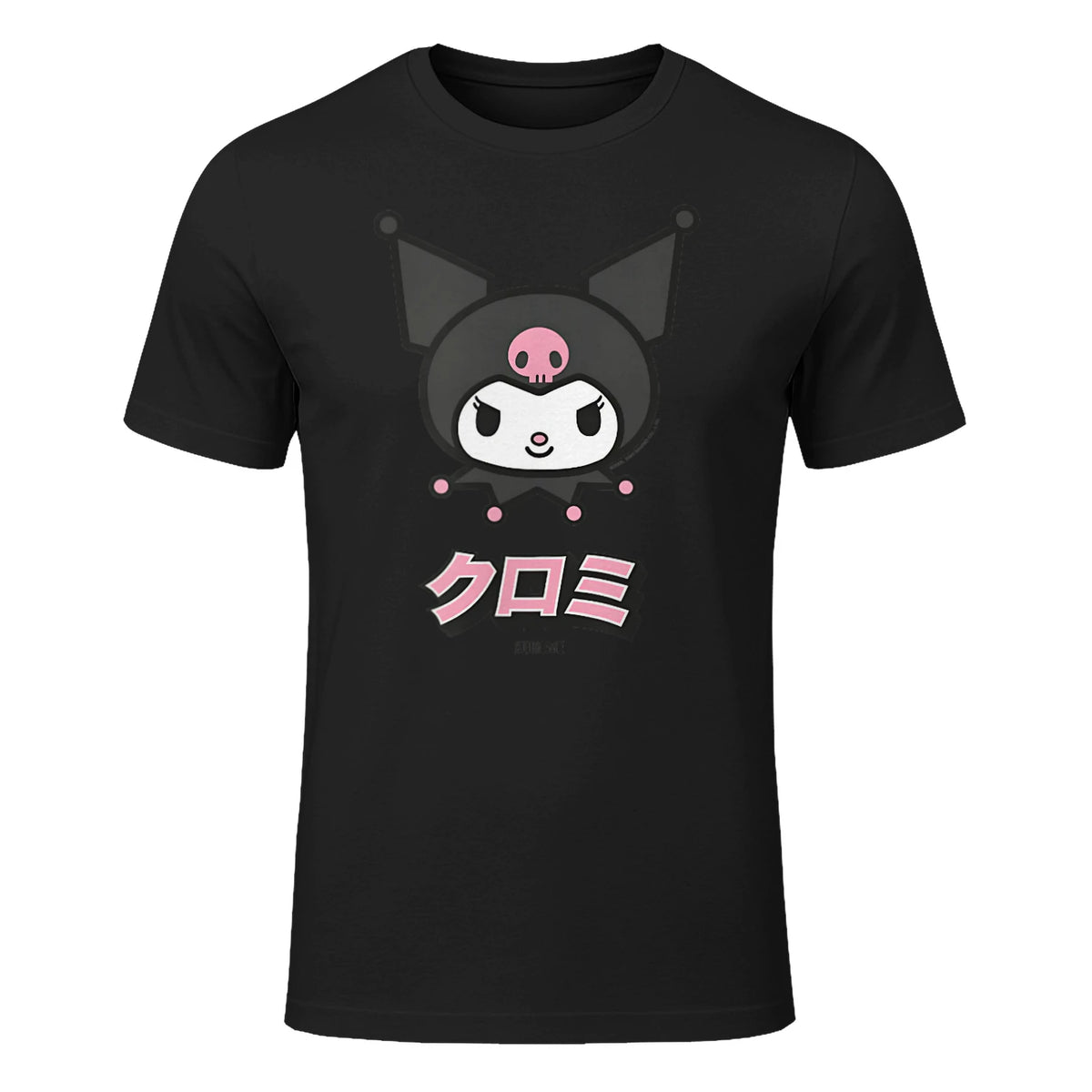 Kuromi Sanrio Character Classic Japan Design in Black - front view