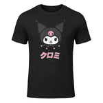 Kuromi Sanrio Character Classic Japan Design in Black - front view